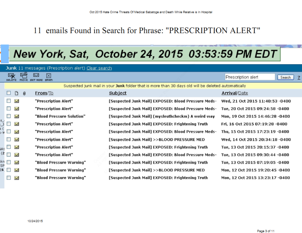page 3 of 11 Oct 2015 Medical threat emails